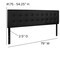Emma and Oliver Button Tufted Adjustable Height Upholstered Headboard